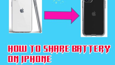 How to share battery on iPhone