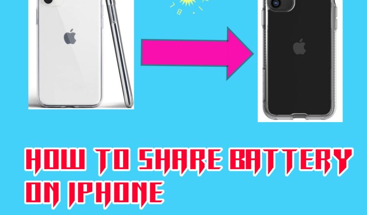 How to share battery on iPhone