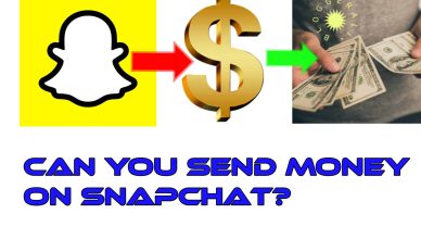 Can you send money on snapchat